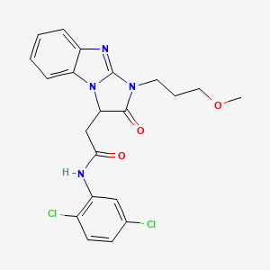 N-(2,5-dichlorophenyl)-2-[1-(3-methoxypropyl)-2-oxo-2,3-dihydro-1H-imidazo[1,2-a]benzimidazol-3-yl]acetamide