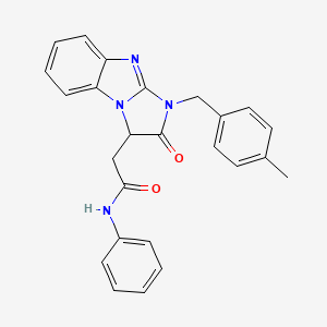 2-[1-(4-methylbenzyl)-2-oxo-2,3-dihydro-1H-imidazo[1,2-a]benzimidazol-3-yl]-N-phenylacetamide