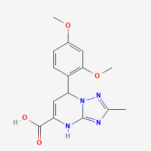 7-(2,4-Dimethoxyphenyl)-2-methyl-4,7-dihydro[1,2,4]triazolo[1,5-a]pyrimidine-5-carboxylic acid