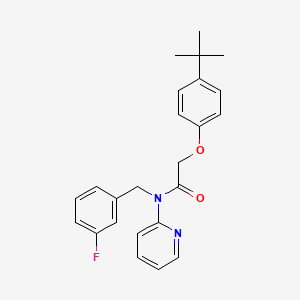 2-(4-tert-butylphenoxy)-N-(3-fluorobenzyl)-N-(pyridin-2-yl)acetamide