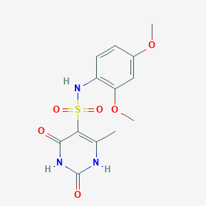 N-(2,4-dimethoxyphenyl)-6-methyl-2,4-dioxo-1,2,3,4-tetrahydropyrimidine-5-sulfonamide