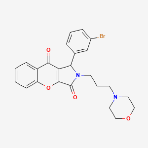 1-(3-Bromophenyl)-2-[3-(morpholin-4-yl)propyl]-1,2-dihydrochromeno[2,3-c]pyrrole-3,9-dione