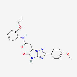 N-(2-ethoxyphenyl)-2-[2-(4-methoxyphenyl)-5-oxo-5,6-dihydro-4H-imidazo[1,2-b][1,2,4]triazol-6-yl]acetamide