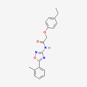 2-(4-ethylphenoxy)-N-[5-(2-methylphenyl)-1,2,4-oxadiazol-3-yl]acetamide