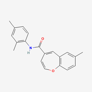 N-(2,4-dimethylphenyl)-7-methyl-1-benzoxepine-4-carboxamide