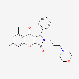 6,8-Dimethyl-2-[3-(morpholin-4-yl)propyl]-1-phenyl-1,2-dihydrochromeno[2,3-c]pyrrole-3,9-dione