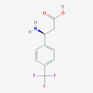 molecular formula C10H10F3NO2 B113026 (S)-3-氨基-3-(4-(三氟甲基)苯基)丙酸 CAS No. 790203-84-8