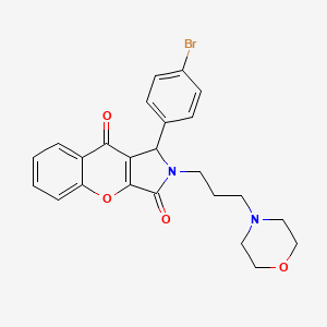 1-(4-Bromophenyl)-2-[3-(morpholin-4-yl)propyl]-1,2-dihydrochromeno[2,3-c]pyrrole-3,9-dione