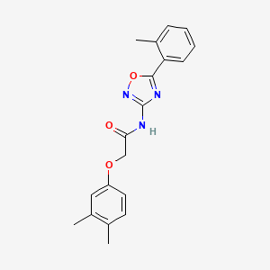 2-(3,4-dimethylphenoxy)-N-[5-(2-methylphenyl)-1,2,4-oxadiazol-3-yl]acetamide