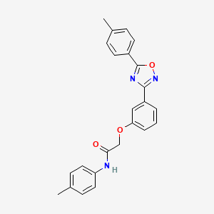 N-(4-methylphenyl)-2-{3-[5-(4-methylphenyl)-1,2,4-oxadiazol-3-yl]phenoxy}acetamide