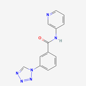 N-(pyridin-3-yl)-3-(1H-tetrazol-1-yl)benzamide