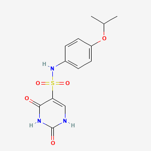 2-hydroxy-6-oxo-N-[4-(propan-2-yloxy)phenyl]-1,6-dihydropyrimidine-5-sulfonamide