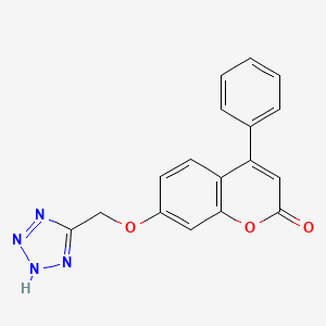 4-phenyl-7-(1H-tetrazol-5-ylmethoxy)-2H-chromen-2-one