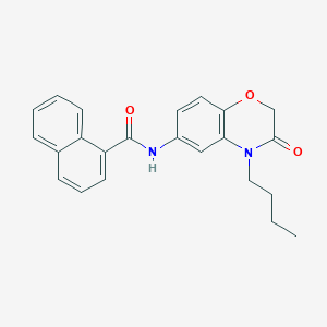 N-(4-butyl-3-oxo-3,4-dihydro-2H-1,4-benzoxazin-6-yl)naphthalene-1-carboxamide