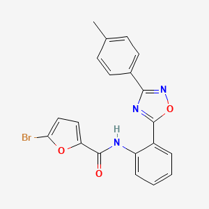 5-bromo-N-{2-[3-(4-methylphenyl)-1,2,4-oxadiazol-5-yl]phenyl}furan-2-carboxamide