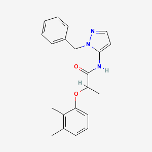 N-(1-benzyl-1H-pyrazol-5-yl)-2-(2,3-dimethylphenoxy)propanamide