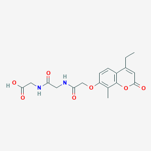 N-{[(4-ethyl-8-methyl-2-oxo-2H-chromen-7-yl)oxy]acetyl}glycylglycine