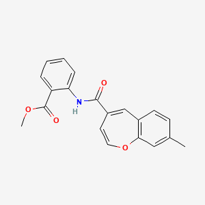 Methyl 2-{[(8-methyl-1-benzoxepin-4-yl)carbonyl]amino}benzoate