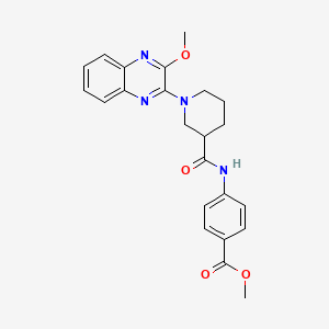 Methyl 4-({[1-(3-methoxyquinoxalin-2-yl)piperidin-3-yl]carbonyl}amino)benzoate