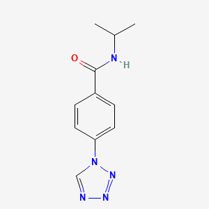 N-(propan-2-yl)-4-(1H-tetrazol-1-yl)benzamide