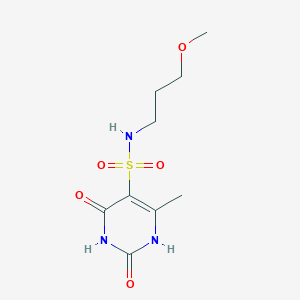 2-hydroxy-N-(3-methoxypropyl)-4-methyl-6-oxo-1,6-dihydropyrimidine-5-sulfonamide