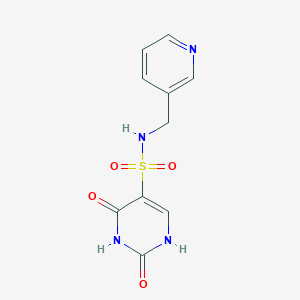 2-hydroxy-6-oxo-N-(pyridin-3-ylmethyl)-1,6-dihydropyrimidine-5-sulfonamide