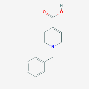 molecular formula C13H15NO2 B113036 1-Benzyl-1,2,3,6-tetrahydropyridine-4-carboxylic acid CAS No. 79858-48-3