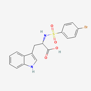 N-[(4-bromophenyl)sulfonyl]-L-tryptophan