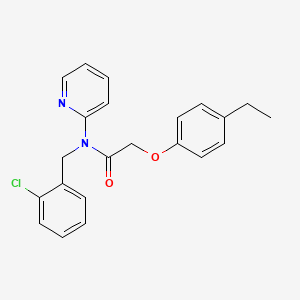 N-(2-chlorobenzyl)-2-(4-ethylphenoxy)-N-(pyridin-2-yl)acetamide