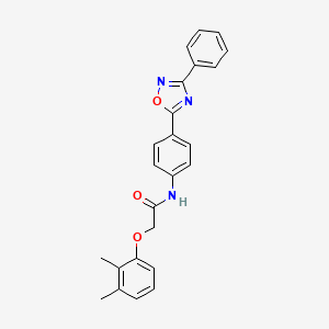 2-(2,3-dimethylphenoxy)-N-[4-(3-phenyl-1,2,4-oxadiazol-5-yl)phenyl]acetamide