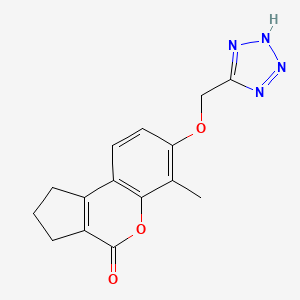 6-methyl-7-(1H-tetrazol-5-ylmethoxy)-2,3-dihydrocyclopenta[c]chromen-4(1H)-one