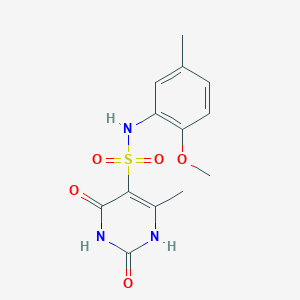 2-hydroxy-N-(2-methoxy-5-methylphenyl)-4-methyl-6-oxo-1,6-dihydropyrimidine-5-sulfonamide