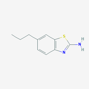 molecular formula C10H12N2S B011304 6-丙基-1,3-苯并噻唑-2-胺 CAS No. 107726-13-6