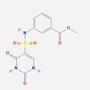 Methyl 3-{[(2-hydroxy-6-oxo-1,6-dihydropyrimidin-5-yl)sulfonyl]amino}benzoate