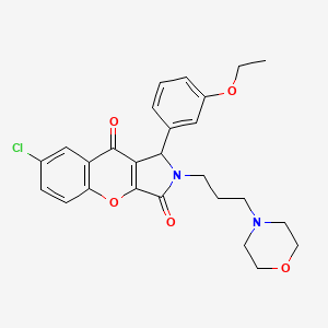 7-Chloro-1-(3-ethoxyphenyl)-2-[3-(morpholin-4-yl)propyl]-1,2-dihydrochromeno[2,3-c]pyrrole-3,9-dione