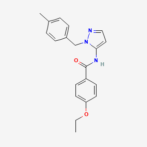 4-ethoxy-N-[1-(4-methylbenzyl)-1H-pyrazol-5-yl]benzamide