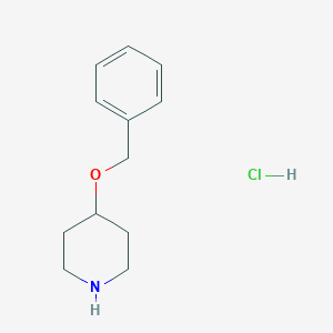 molecular formula C12H18ClNO B113041 4-Benzyloxy-piperidine hydrochloride CAS No. 81151-68-0