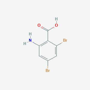 molecular formula C7H5Br2NO2 B113042 2-Amino-4,6-dibromobenzoic acid CAS No. 81190-68-3
