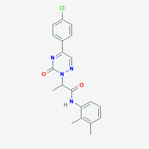 2-[5-(4-chlorophenyl)-3-oxo-1,2,4-triazin-2(3H)-yl]-N-(2,3-dimethylphenyl)propanamide