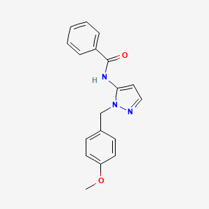 N-[1-(4-methoxybenzyl)-1H-pyrazol-5-yl]benzamide