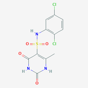 N-(2,5-dichlorophenyl)-2-hydroxy-4-methyl-6-oxo-1,6-dihydropyrimidine-5-sulfonamide