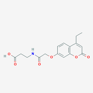 N-{[(4-ethyl-2-oxo-2H-chromen-7-yl)oxy]acetyl}-beta-alanine