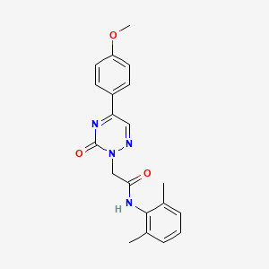 molecular formula C20H20N4O3 B11304770 N-(2,6-dimethylphenyl)-2-[5-(4-methoxyphenyl)-3-oxo-1,2,4-triazin-2(3H)-yl]acetamide 