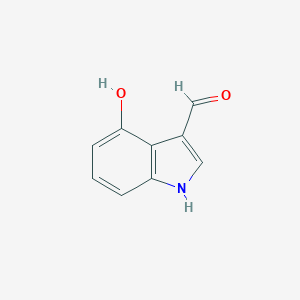 molecular formula C9H7NO2 B113049 4-hydroxy-1H-indole-3-carbaldehyde CAS No. 81779-27-3