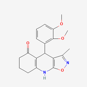 4-(2,3-Dimethoxyphenyl)-3-methyl-4,6,7,8-tetrahydro[1,2]oxazolo[5,4-b]quinolin-5-ol