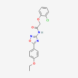 2-(2-chlorophenoxy)-N-[5-(4-ethoxyphenyl)-1,2,4-oxadiazol-3-yl]acetamide