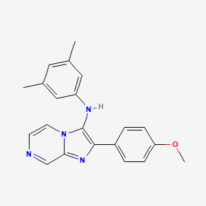 N-(3,5-dimethylphenyl)-2-(4-methoxyphenyl)imidazo[1,2-a]pyrazin-3-amine