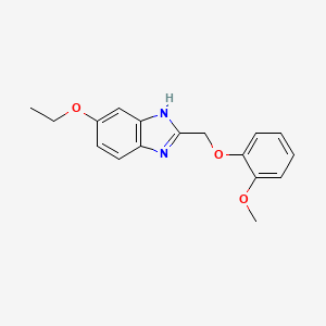 5-ethoxy-2-[(2-methoxyphenoxy)methyl]-1H-benzimidazole