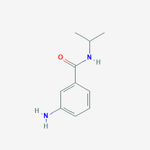 molecular formula C10H14N2O B113051 3-氨基-N-异丙基苯甲酰胺 CAS No. 81882-62-4