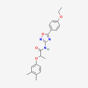 2-(3,4-dimethylphenoxy)-N-[5-(4-ethoxyphenyl)-1,2,4-oxadiazol-3-yl]propanamide